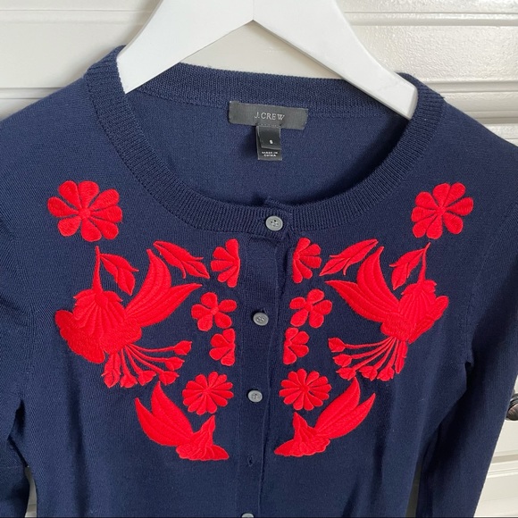 J. Crew | Sweaters | Jcrew Embroidered 
